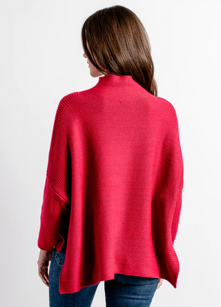 Boho Sweater - Holly Berry