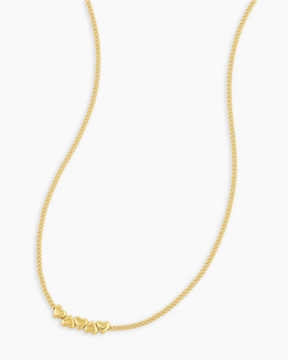 Lou Heart Necklace - Gold