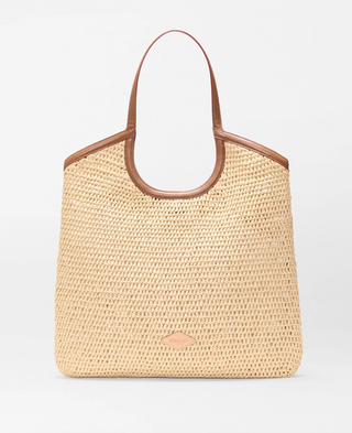 Large Crochet Georgica Tote-Camel Crochet