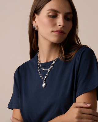 Parker XL Necklace - Silver