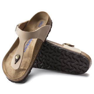 Gizah Soft Footbed - Nubuck Leather Sandcastle