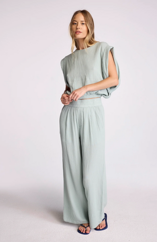 Clara Pants - Surf Blue