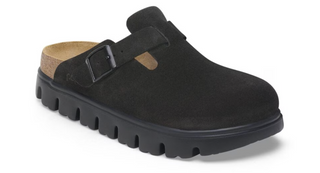 Boston Chunky Suede Leather - Black/Black