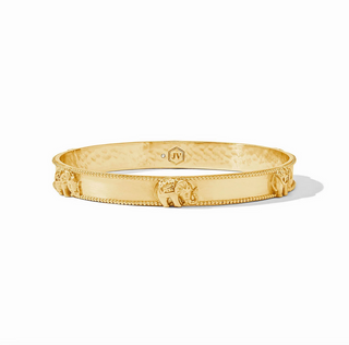 Elephant Bangle-Gold-S