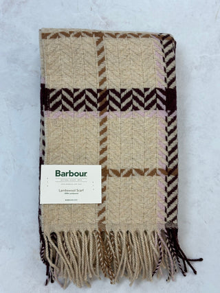 Barbour Claudette Scarf - Muted Cabernet