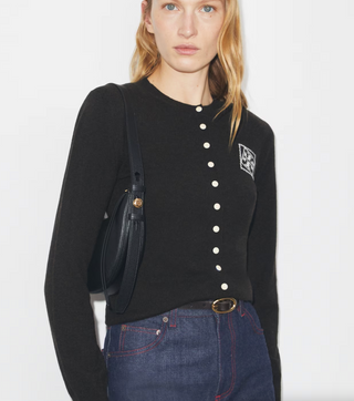 Romy Half Moon Bag - Black