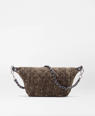 Velvet Small Crosby Crossbody Sling - Pecan Brown