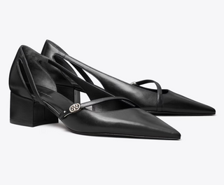 Double T Buckle D'Orsay Pump - Perfect Black
