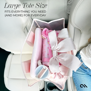 Case-Mate Ballet Pink Bow Jelly Tote Bag