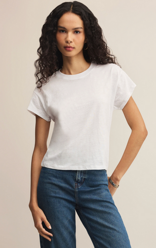 Modern Slub Tee - White