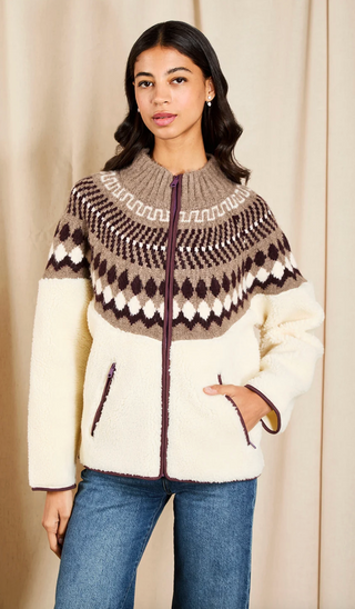 Alaska Geo Fairisle Jacket - Multi