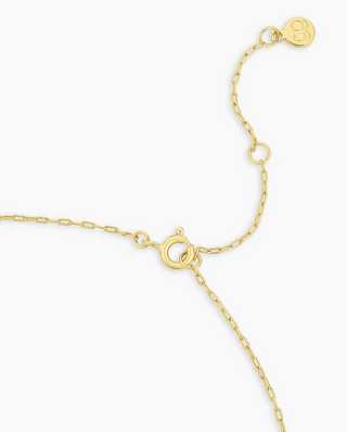 Put a Bow on It Necklace - Gold