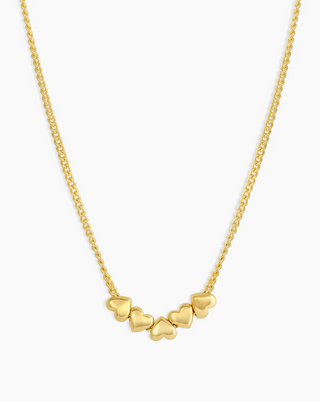 Lou Heart Necklace - Gold