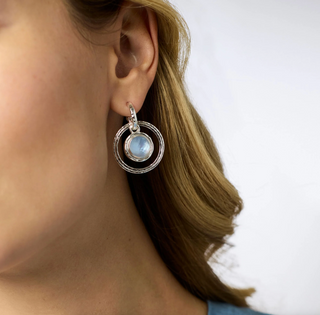 Astor 6-in-1 Charm Earring-Iridescent Chalcedony Blue-OS