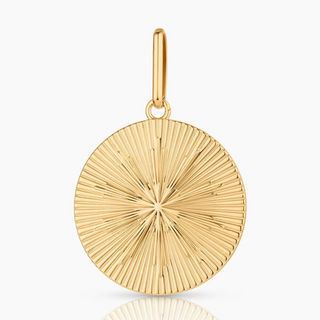 Sundial Coin Charm