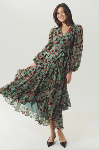 Helene Dress - Blue/Multi