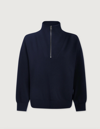 Hawley Half Zip Sweater - Navy
