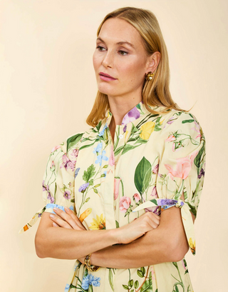 Brooklyn Mini Dress - Blooming Vine