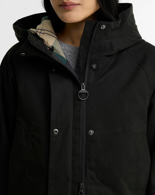Barbour Winter Beadnell Waterproof Jacket - Black / Ancient