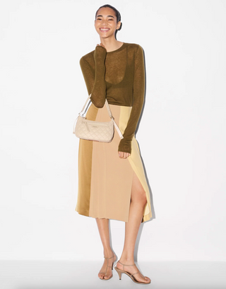 Small Park Shoulder Bag-Buff