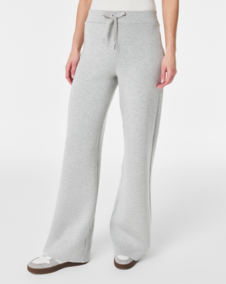 Airessentials Wide Leg Pant- Light Grey Heather
