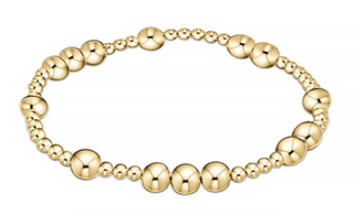 Hope Unwritten 6mm Bead Bracelet - Gold