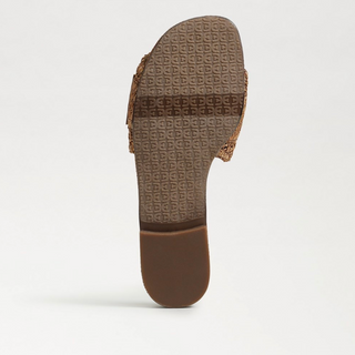 Bambi Slide Raffia Sandal - Cuoio