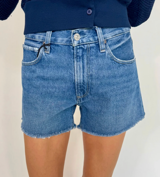 Archie Short with Heavy Frayed Hem - Biarritz