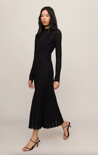 Avery Midi Dress - Black