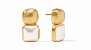 Catalina Earring - Gold Pearl