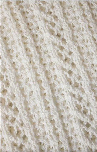 Hullen Crochet Sweater - Cloud