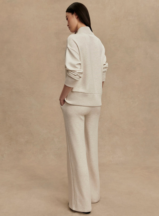 The Wide Leg Pant 28 - Ivory Marl