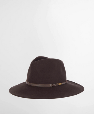 Barbour Tack Fedora Hat - Chocolate Praline