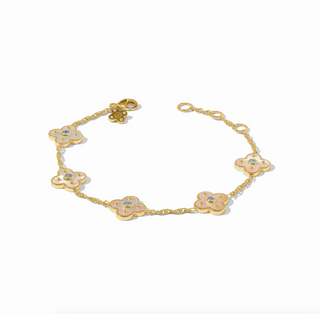 Colette Delicate Bracelet-Chalcedony Blue-OS