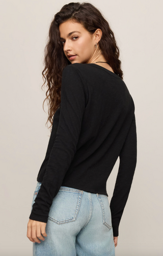 Junie L/S Tee - Black