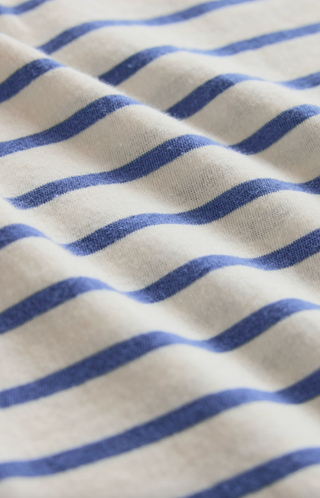 JUNIE STRIPED TEE - TRUE NAVY