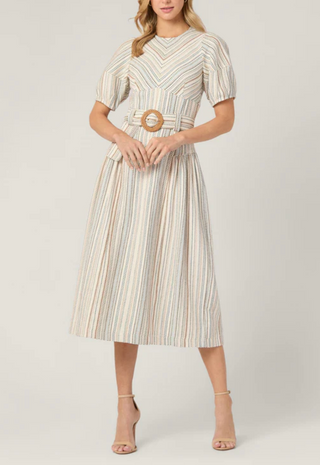 Jessie Dress - Multi Stripe