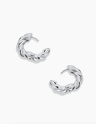 Crew Helium Hoops - Silver