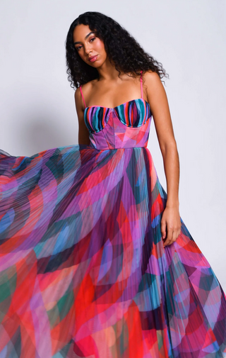 Amara Gown - Rainbow Waves