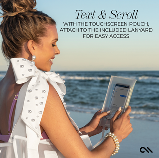 Case-Mate Ivory Pearl Bow Jelly Tote Bag