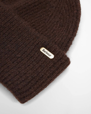 Barbour Enit Knitted Beanie Hat - Rustic