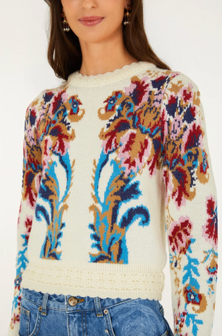 Knit Sweater - Arabesque Off-White