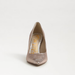 Hazel Heel - Gold Plisse