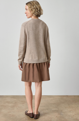 Short Combo Sweater Dress - Birch