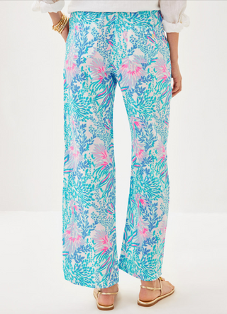 Brawley Linen Pant - Multi Via Del Mar
