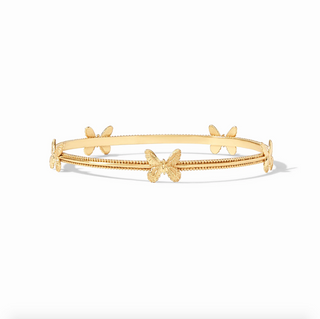 Small Butterfly Bangle - Gold