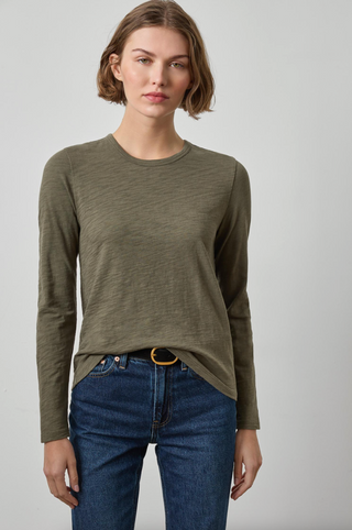 Long Sleeve Crewneck - Olive