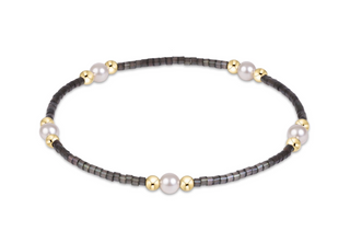hope purpose pearl bracelet - moonlight