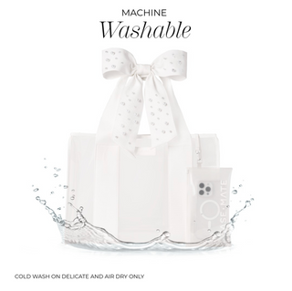 Case-Mate Ivory Pearl Bow Jelly Tote Bag