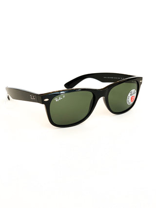 0RB2132 New Wayfarer Black - Crystal Green Polarized
